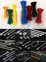 Abraçadeiras de nylon
